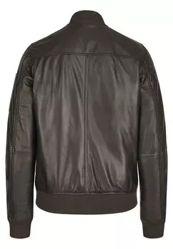 Кожаный пиджак HECHTER PARIS, черный