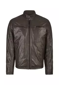 Кожаный пиджак HECHTER PARIS, черный