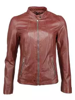 Кожаный пиджак Jcc, бордовый