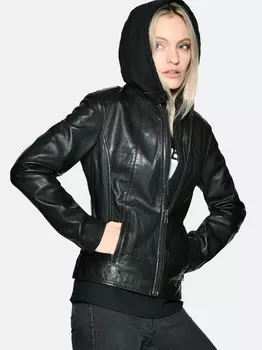 Кожаный пиджак Jcc, черный