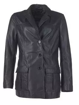 Кожаный пиджак Jcc, черный