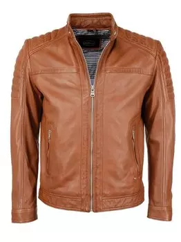 Кожаный пиджак Jcc, коричневый