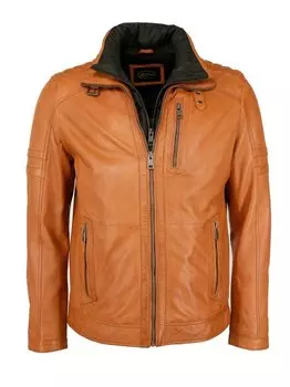 Кожаный пиджак Jcc, коричневый