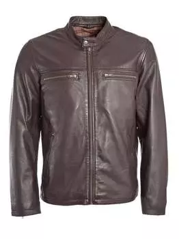 Кожаный пиджак Jcc, коричневый