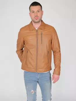 Кожаный пиджак Jcc, коричневый