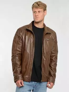 Кожаный пиджак Jcc, коричневый
