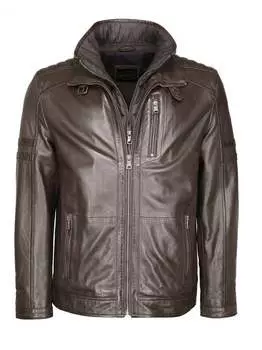 Кожаный пиджак Jcc, коричневый