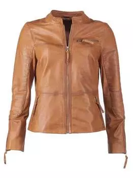 Кожаный пиджак Jcc, коричневый