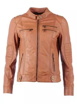 Кожаный пиджак Jcc, коричневый