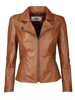 Кожаный пиджак Jcc, коричневый