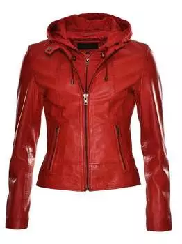 Кожаный пиджак Jcc, красный