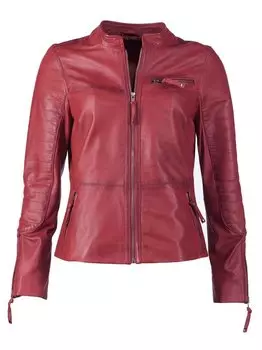 Кожаный пиджак Jcc, красный