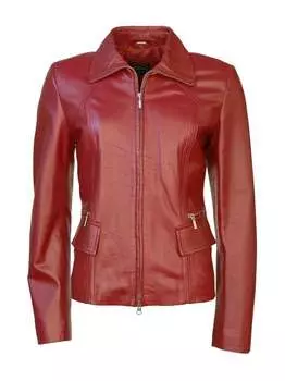 Кожаный пиджак Jcc, красный