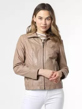 Кожаный пиджак Maddox, бежевый