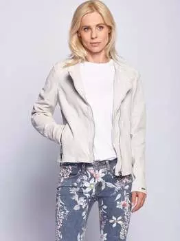 Кожаный пиджак Maze, белый