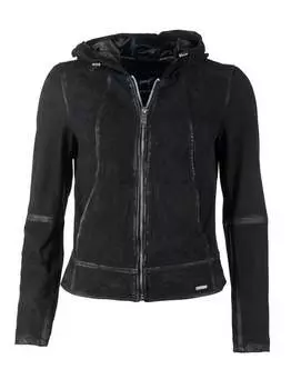 Кожаный пиджак Maze, черный