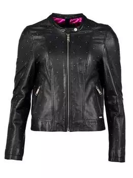 Кожаный пиджак Maze, черный