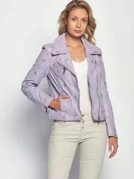 Кожаный пиджак Maze, фиолетовый