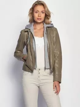 Кожаный пиджак Maze, коричневый