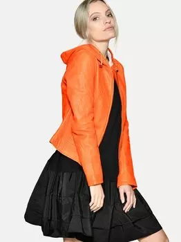 Кожаный пиджак Maze, оранжевый