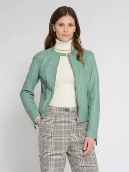 Кожаный пиджак Maze, зеленый