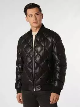 Кожаный пиджак Milestone, черный