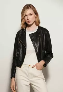 Кожаный пиджак OCHNIK, черный