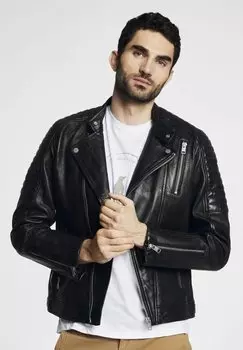 Кожаный пиджак OCHNIK, черный