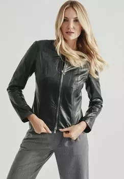 Кожаный пиджак OCHNIK, черный