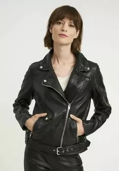 Кожаный пиджак OCHNIK, черный