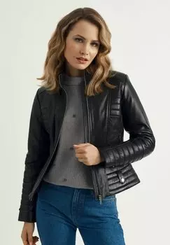 Кожаный пиджак OCHNIK, черный