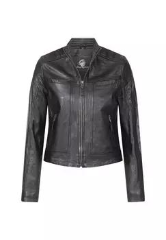 Кожаный пиджак Rock Creek, черный