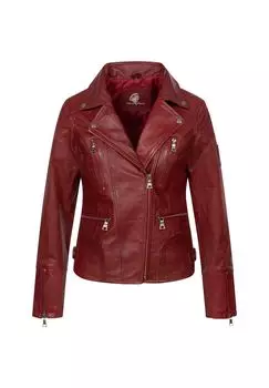 Кожаный пиджак Rock Creek, красный