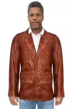 Кожаный пиджак-Сантьяго Infinity Leather, коричневый