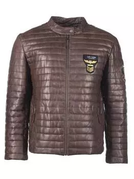 Кожаный пиджак Topgun, коричневый