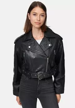 Кожаный пиджак Trueprodigy, черный