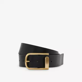Кожаный пояс Iyla half-keeper Reiss, черный