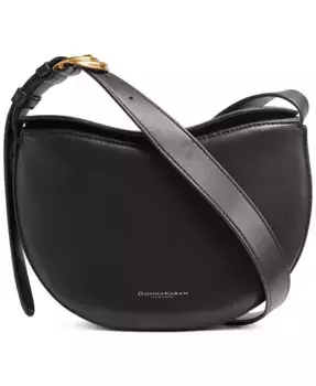 Кожаный поясной рюкзак Valley Stream с регулируемым ремнем Donna Karan New York, черный