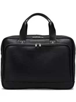 Кожаный портфель Brunello Cucinelli, черный