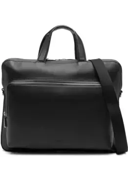 Кожаный портфель Calvin Klein, черный