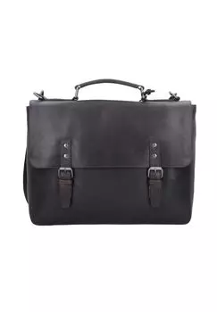 Кожаный портфель Dakota с отделением для ноутбука 40 см LEONHARD HEYDEN, коричневый