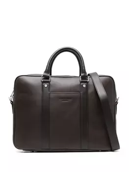 Кожаный портфель Дукаля Doucal'S, коричневый