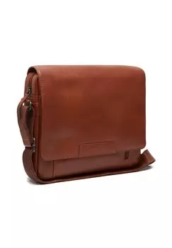 Кожаный портфель-мессенджер Gili с отделением для ноутбука 34 см The Chesterfield Brand, цвет Cognac