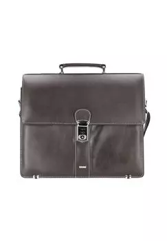 Кожаный портфель Monaco с отделением для ноутбука 38 см Alassio, цвет Dunkelbraun Antik