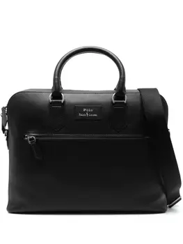 Кожаный портфель Polo Ralph Lauren, черный