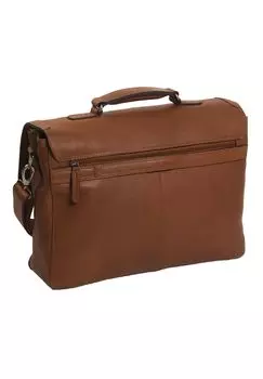 Кожаный портфель Soft Class 42 см с отделением для ноутбука The Chesterfield Brand, цвет Cognac