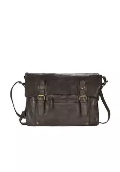 Кожаный посыльный Submarine 37 см HAROLD'S, коричневый