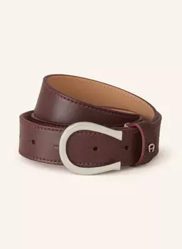 Кожаный ремень AIGNER, темно-красный