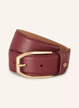 Кожаный ремень AIGNER, темно-красный