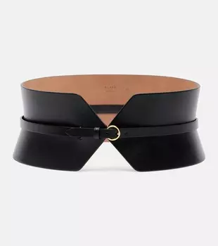 Кожаный ремень Alaa, нуар